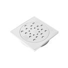 Conjunto Grelha e Porta Grelha Quadrado 10x10cm Cinza Platina Conjunto Grelha e Porta Grelha Quadrado 10x10cm Cinza Platina