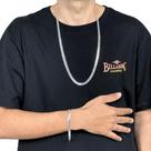 Conjunto Grumet 7mm Corrente + Pulseira - Prata 925