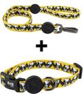 Conjunto Guia e Coleira para Cachorro Snoopy Charlie Brown Zooz Pet