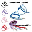 Conjunto Guia e Peitoral Osso Patinha para Cachorro Pet Nº 1