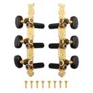 Conjunto Guitar Tuners Machine Heads 3+3 para guitarra clássica Conjunto Guitar Tuners Machine Heads 3+3 para guitarra clássica