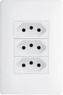 Conjunto Habitat 3 Tomadas 10 Amperes 250 Volts Fame