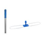 Conjunto Haste Metálica 120cm com Cabo de 140cm Azul Kunber