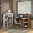 Conjunto Home: Escrivaninha Link e Estante Book - ARTELY