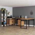 Conjunto Home Office 4 Peças 100% Mdf Pratice - Pradel Conjunto Home Office 4 Peças 100% Mdf Pratice - Pradel