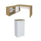 Conjunto Home Office: Escrivaninha 6135 + Armário 6094