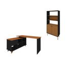 Conjunto Home Office: Escrivaninha 6142 e Estante 6195