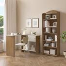 Conjunto Home Office Escrivaninha Nomad e Estante Arco 10 Nichos