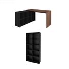 Conjunto Home Office: Estante 5334 e Escrivaninha 6080