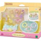 Conjunto Hora do Banho Trigemeos Sylvanian Families - Epoch 5707 Conjunto Hora do Banho Trigemeos Sylvanian Families - Epoch 5707