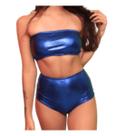 Conjunto Hot Pant Feminino - Biquíni Praia Verão Dança Festas Carnaval