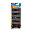 Conjunto Hot Wheels 5 Carrinhos Formula 1 - 1:64 MATTEL