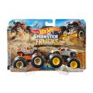 Conjunto Hot Wheels Monster Trucks Pack de 2 Carrinhos FYJ64 (Sortidos)