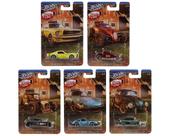 Conjunto Hot Wheels Vintage Club com 5 Carros Die-Cast Conjunto Hot Wheels Vintage Club com 5 Carros Die-Cast