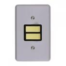 Conjunto Ilumi Cinza Com Placa 2 Simples - 1318
