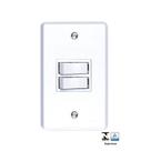 Conjunto ilumi pratika com placa 1 simples + 1 pararelo 1923
