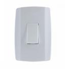 Conjunto Ilumi Slim 4X2 Branco Com Placa (Paralelo) 8022 Conjunto Ilumi Slim 4X2 Branco Com Placa (Paralelo) 8022