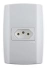 conjunto ilumi slim branco com placa 1 tomada com 3 pontos 20A horizontal