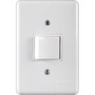 Conjunto Ilumi Stylus Branco Com Placa 1 Intermediario 10A. - 2032 Conjunto Ilumi Stylus Branco Com Placa 1 Intermediario 10A. - 2032
