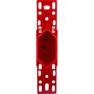 Conjunto Ilumi Stylus Vermelho Sem Placa 1 Tomada 2P+T. 20A. - 20143/0