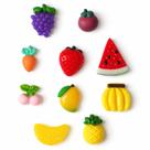 Conjunto imã de geladeira Frutas Guloseimas comidinhas Frutas