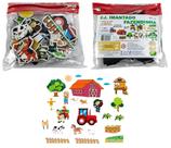 Conjunto Imantado Fazendinha Brinquedo Infantil Educativo - BrinqMutti