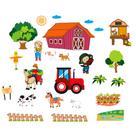 Conjunto Imantado Fazendinha Brinquedo Infantil Educativo