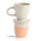 Conjunto individual para café de ceramica