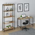 Conjunto Industrial 2 Peças Escrivaninha com Estante Active Yescasa