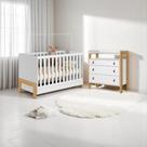 Conjunto Infantil Alegria Branco Acetinado: Berço Mini Cama + Cômoda + Guarda-roupa Conjunto Infantil Alegria Branco Acetinado: Berço Mini Cama + Cômoda + Guarda-roupa