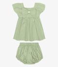 Conjunto Infantil Bata Com Calcinha Trick Nick Verde