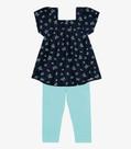 Conjunto Infantil Bata Com Legging Trick Nick Azul Conjunto Infantil Bata Com Legging Trick Nick Azul