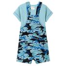 Conjunto Infantil Bebê Menino Camiseta Com Jardineira Safari Conjunto Infantil Bebê Menino Camiseta Com Jardineira Safari