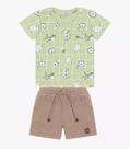 Conjunto Infantil Bebê Menino Camiseta e Bermuda Trick Nick Cor:PistacheTamanho:3 Conjunto Infantil Bebê Menino Camiseta e Bermuda Trick Nick Cor:PistacheTamanho:3