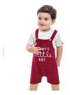 Conjunto Infantil Bebê Menino Camiseta +jardineira Camuflada Conjunto Infantil Bebê Menino Camiseta +jardineira Camuflada