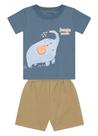 Conjunto Infantil Bebê Menino Camiseta Manga Curta e Bermuda Brandili Conjunto Infantil Bebê Menino Camiseta Manga Curta e Bermuda Brandili