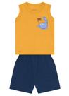 Conjunto Infantil Bebê Menino Camiseta Regata e Bermuda Brandili Conjunto Infantil Bebê Menino Camiseta Regata e Bermuda Brandili