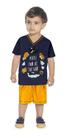 Conjunto Infantil Bebe Menino Gola V Aniversário Casamento