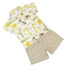 Conjunto Infantil Bebê Menino Mauricinho Camisa Social Mais Shorts Temático de 01 a o3 Anos Conjunto Infantil Bebê Menino Mauricinho Camisa Social Mais Shorts Temático de 01 a o3 Anos