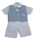 Conjunto Infantil Bebê Menino Social Infantil Gravata Colete Conjunto Infantil Bebê Menino Social Infantil Gravata Colete