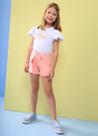 Conjunto Infantil Bermuda e Blusa com Detalhe nas Costas
