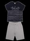 Conjunto Infantil Bermuda e Camiseta Masculino Trick Nick 8 Vermelho