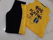 Conjunto Infantil Bermuda e regata Sonho Alto tam. 14 Conjunto Infantil Bermuda e regata Sonho Alto tam. 14