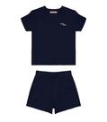 Conjunto Infantil Blusa Com Shorts Trick Nick Azul Conjunto Infantil Blusa Com Shorts Trick Nick Azul