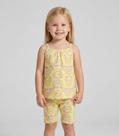 Conjunto Infantil Blusa De Alça E Ciclista Select Amarelo