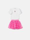 Conjunto Infantil Blusa e Saia Tule Margarida P6303 Animê