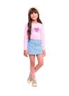 Conjunto Infantil Blusa M/L + Shorts Saia Dila 03365 Conjunto Infantil Blusa M/L + Shorts Saia Dila 03365