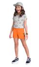 Conjunto Infantil Blusa + Shorts Kyly 112107 Conjunto Infantil Blusa + Shorts Kyly 112107