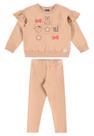 Conjunto Infantil Blusão e Legging Bee Loop