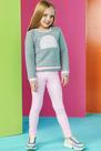 Conjunto Infantil Blusão em Malha Arco-íris e Legging em FlyTech - Infanti Conjunto Infantil Blusão em Malha Arco-íris e Legging em FlyTech - Infanti